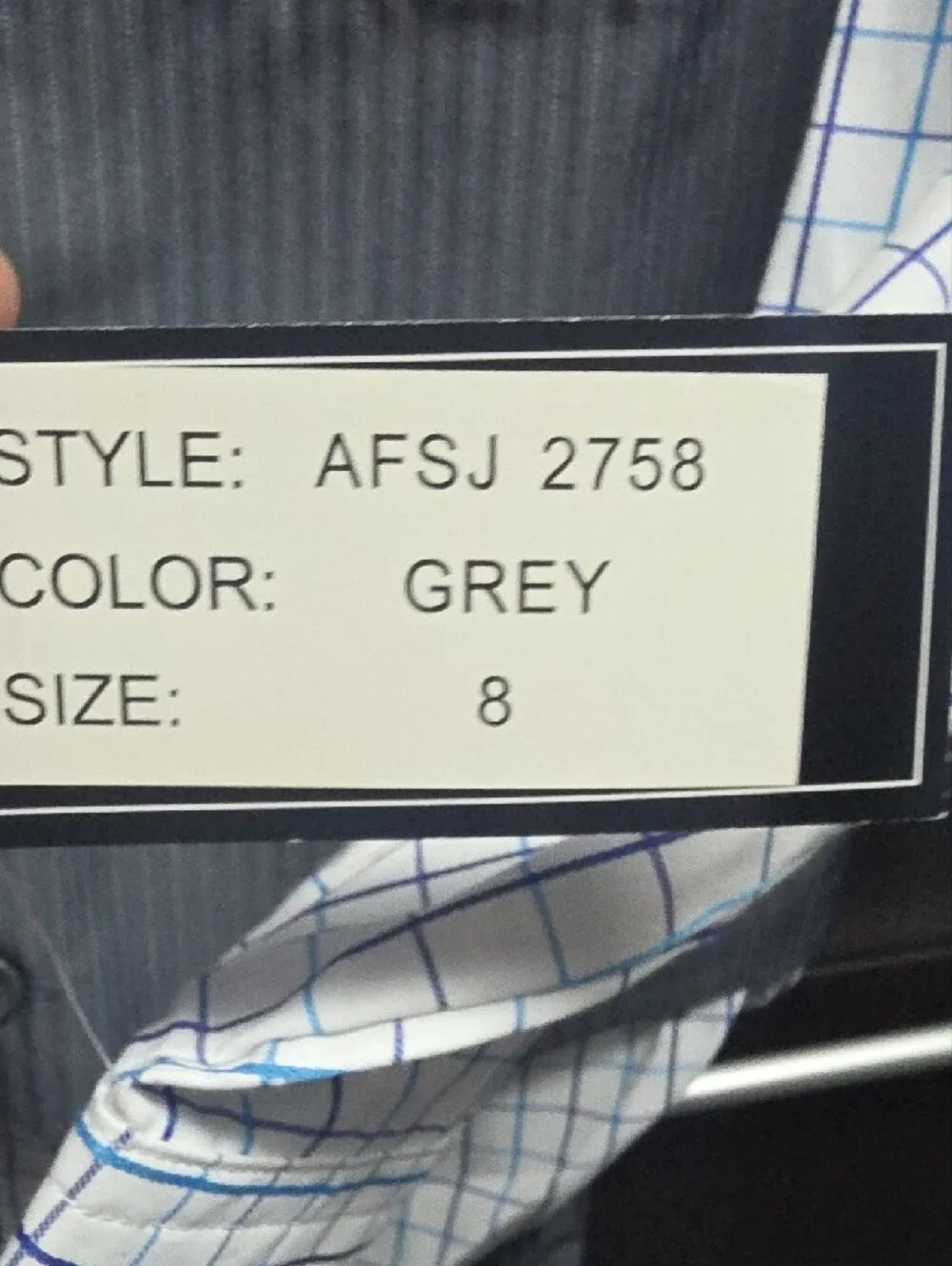 Andrew Fezza Boys' Gray Pinstriped Vest & Pants Set with Pink Pocket Square
